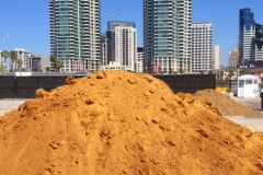300 tons of sand on a downtown pier