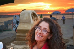 UC-2013-Michela and Rusty's Braintrust at dusk